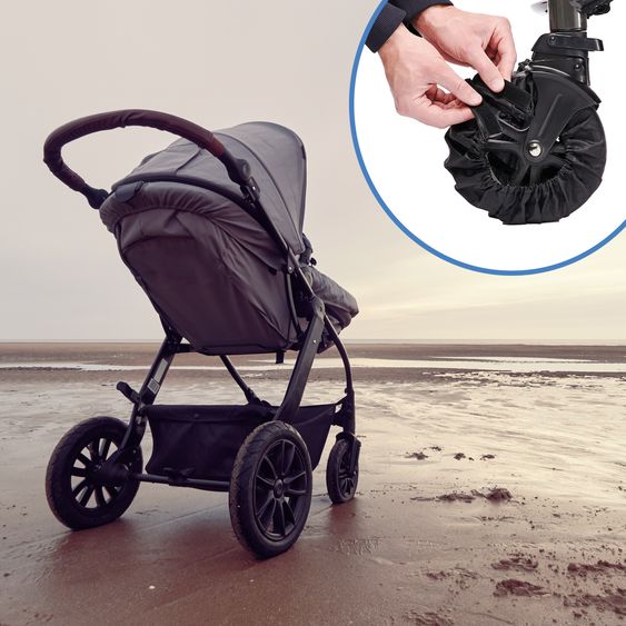 Zamboo Radschutz 4er Pack für Kinderwagen