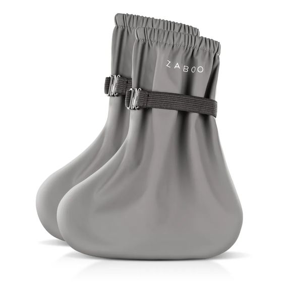 Zamboo Regenfüßlinge Overshoes, wasserdicht und winddicht, mit Gummizug - Grau