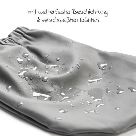 Zamboo Regenfüßlinge Overshoes, wasserdicht und winddicht, mit Gummizug - Grau