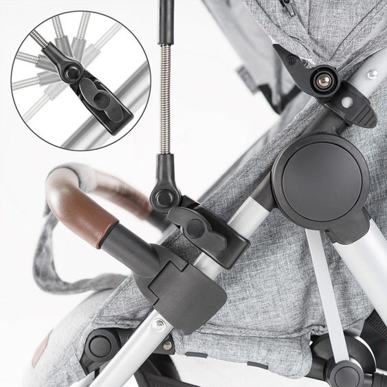 Zamboo Sommer- & Schutzset für Buggys mit Insektenschutz & Sonnenschirm