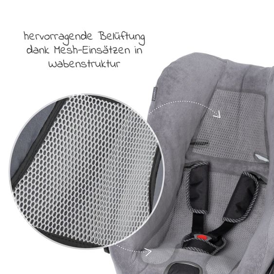 Zamboo Sommerbezug Cool & Dry für Babyschale Maxi-Cosi CabrioFix - Grau