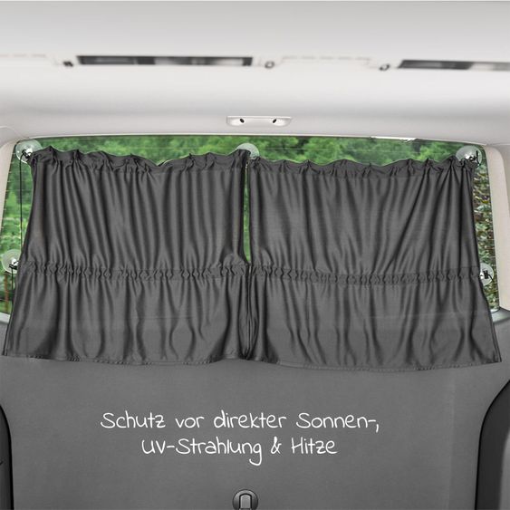 Zamboo Sunshade rear window for minibuses - Dark gray