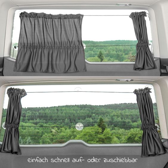 Zamboo Sunshade rear window for minibuses - Dark gray