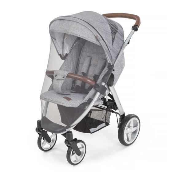 Zamboo Universal Insektenschutz / Mückennetz für Kinderwagen, Buggy - Grau