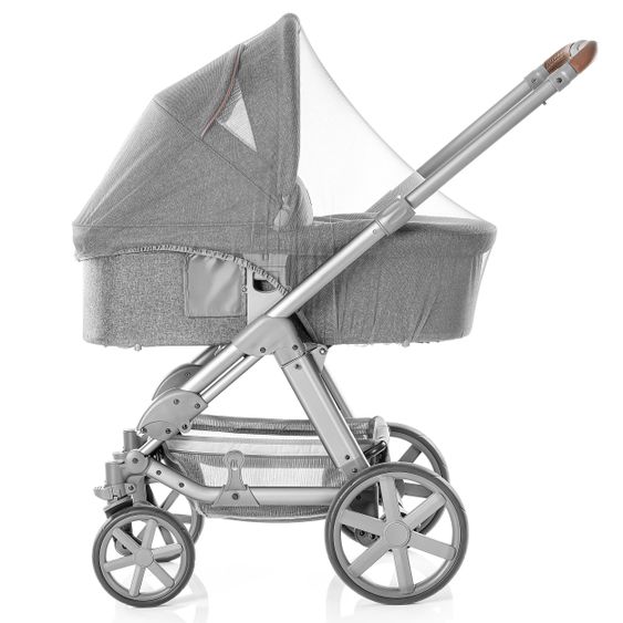 Zamboo Universal Insektenschutz / Mückennetz für Kinderwagen, Buggy - Grau