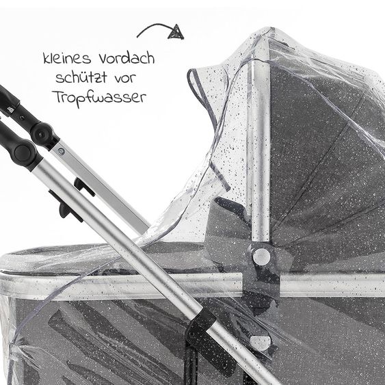 Zamboo Parapioggia universale per carrozzine (vaschette o navicelle)