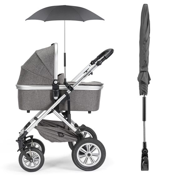 Zamboo Universal parasol for prams and buggies - Black