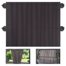 Parasole universale per auto con funzione tenda e protezione UV - Antracite
