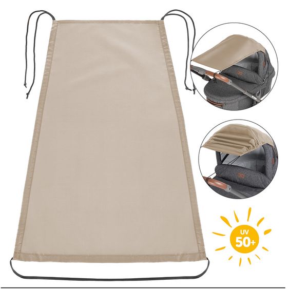 Zamboo Universal Sonnensegel für Kinderwagen - Beige