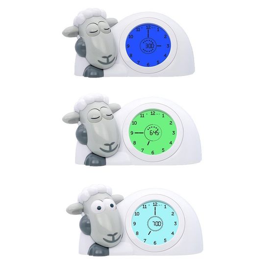 ZAZU Allenatore del sonno e luce notturna 2 in 1 Sam la pecora - Grigio