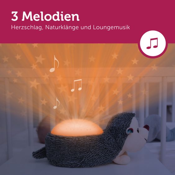 ZAZU Sternenprojektor mit Sound - Harry der Igel