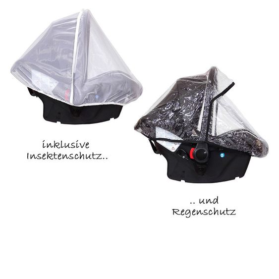 Zekiwa Babyschale Comfort - Schwarz/Grau