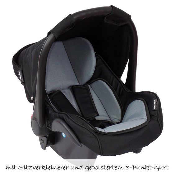 Zekiwa Babyschale Plus inkl. Adapter für Sport Duo / Sport Duo ZZ - Grau