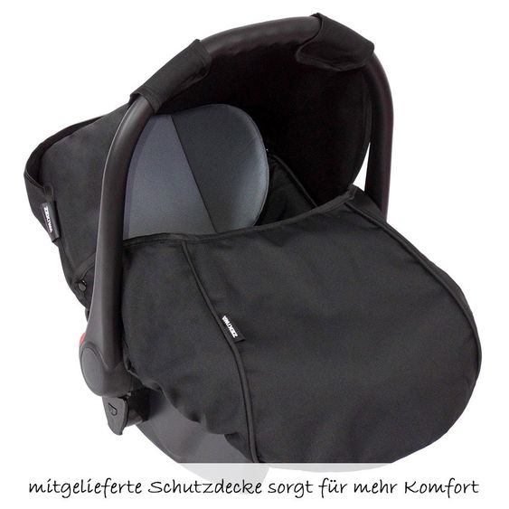 Zekiwa Babyschale Plus inkl. Adapter für Sport Duo / Sport Duo ZZ - Grau