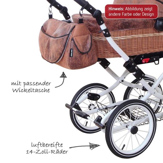 Zekiwa Passeggino Nature First - Look pelle antica