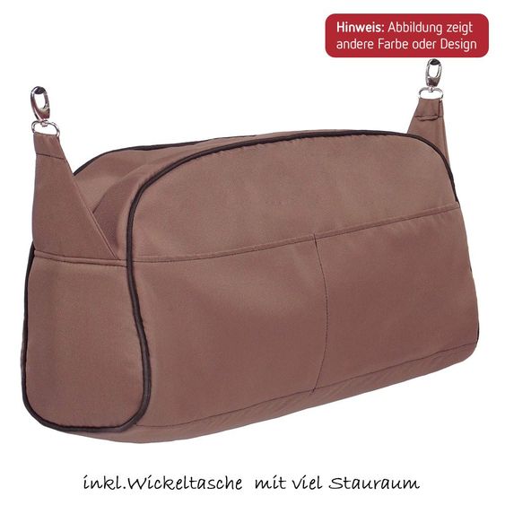 Zekiwa Geschwister- & Zwillingskinderwagen Duett - Black