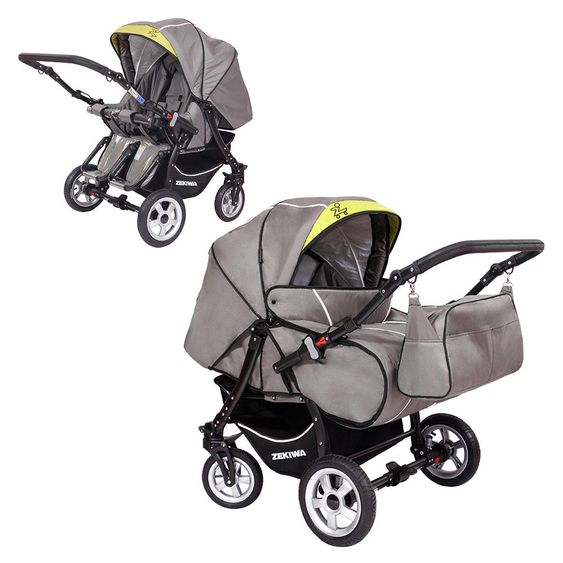 Zekiwa Passeggino Duett Sibling & Twin - Sabbia