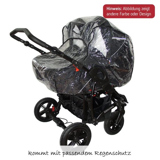 Zekiwa Geschwister- & Zwillingskinderwagen Sport Duo new Line - Dark Grey