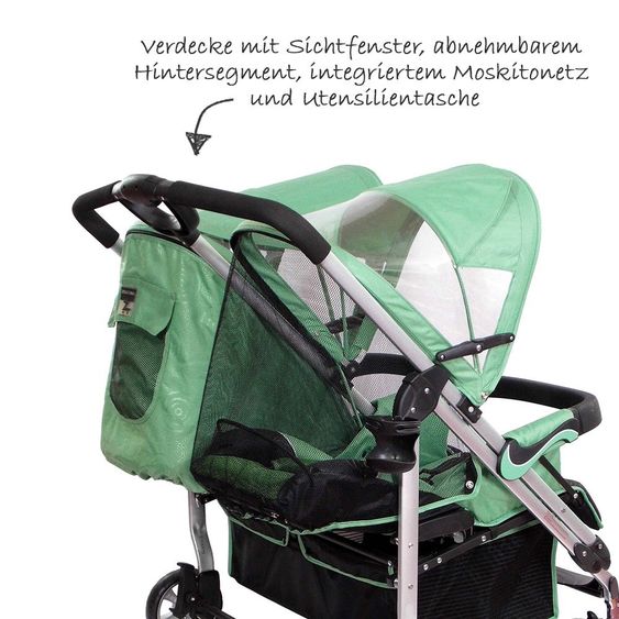 Zekiwa Passeggino Sibling Alu Twice - Verde