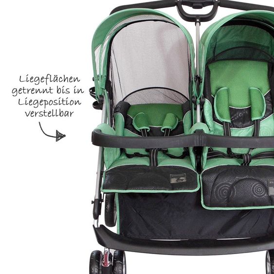 Zekiwa Passeggino Sibling Alu Twice - Verde