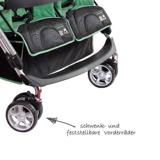 Zekiwa Passeggino Sibling Alu Twice - Verde