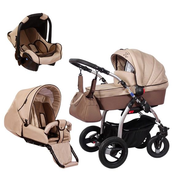 Zekiwa Kinderwagen-Set TriSet - Coffee