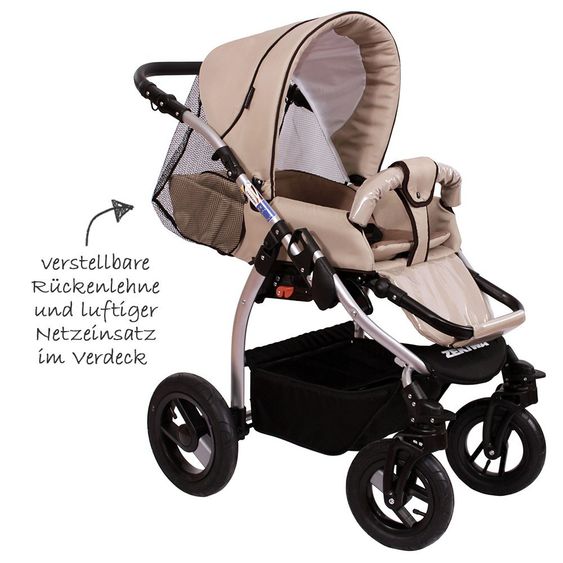 Zekiwa Kinderwagen-Set TriSet - Coffee