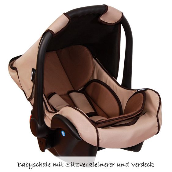 Zekiwa Kinderwagen-Set TriSet - Coffee