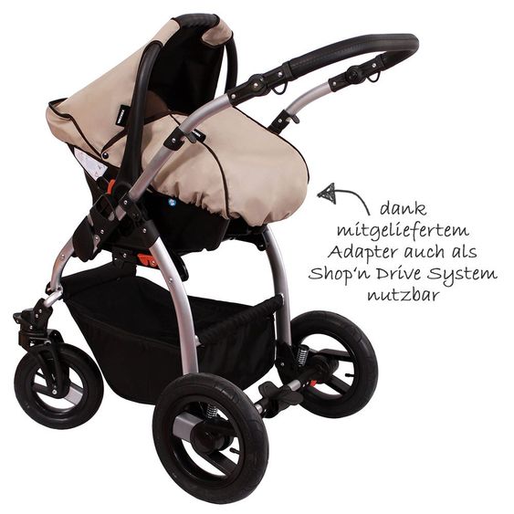 Zekiwa Kinderwagen-Set TriSet - Coffee