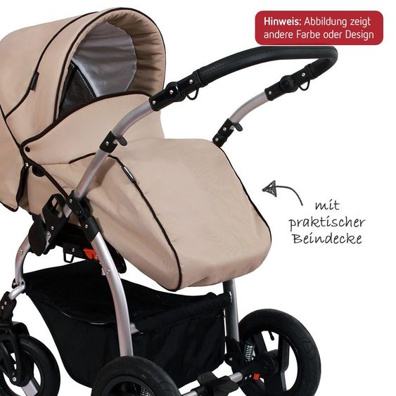 Zekiwa Kinderwagen-Set TriSet - Grau Grün