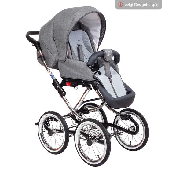 Zekiwa Kombi-Kinderwagen Luxus Complete - Brokat