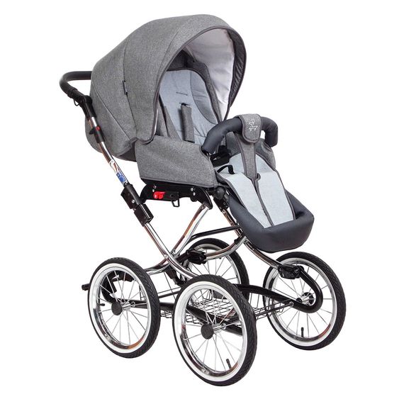 Zekiwa Kombi-Kinderwagen Luxus Complete - Granit