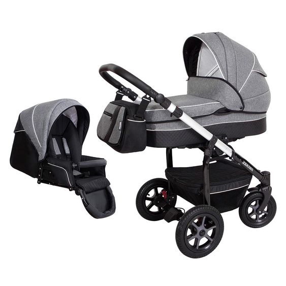 Zekiwa Kombi-Kinderwagen Saturn - Dark Grey