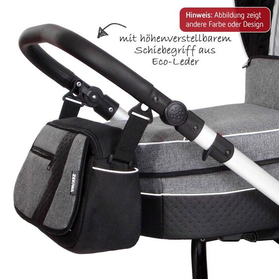 Zekiwa Kombi-Kinderwagen Saturn - Dark Grey