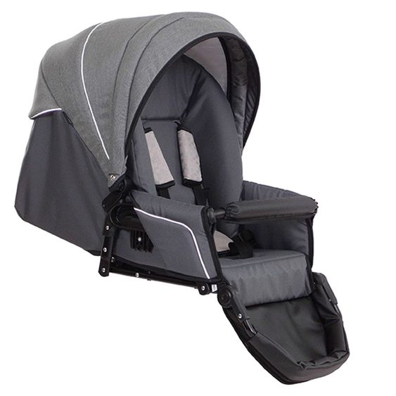 Zekiwa Kombi-Kinderwagen Saturn Premium - Karogitter Beige