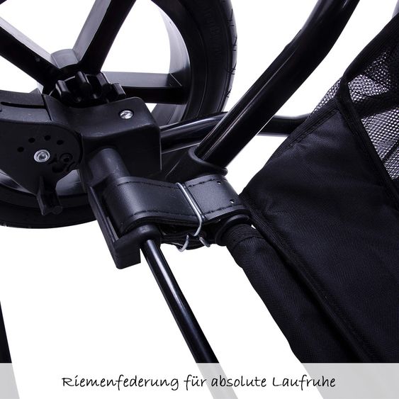 Zekiwa Kombi-Kinderwagen Touring Cross Exklusiv - Grey