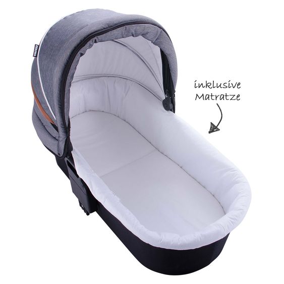 Zekiwa Kombi-Kinderwagen Touring Cross Exklusiv - Grey