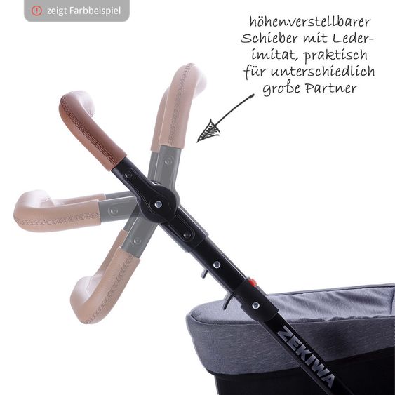 Zekiwa Kombi-Kinderwagen Touring Cross - Jeans