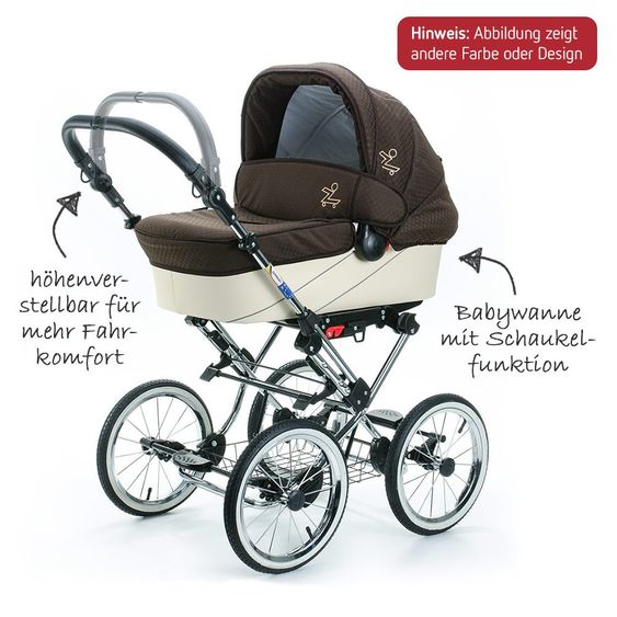 Zekiwa Kombi-Kinderwagen Tramper - Dessin Minikaro Schwarz Grey