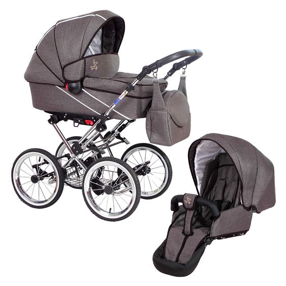 Zekiwa Kombi-Kinderwagen Tramper - Goldbraun
