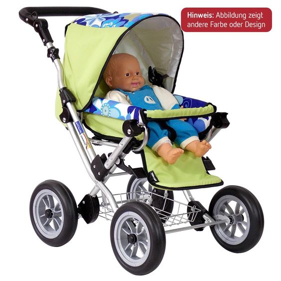 Zekiwa Kombi-Puppenwagen Zeki Elegance - Blume Beige