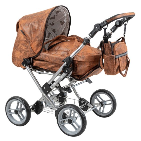 Zekiwa Kombi-Puppenwagen Zeki Limited Edition - Lederlook