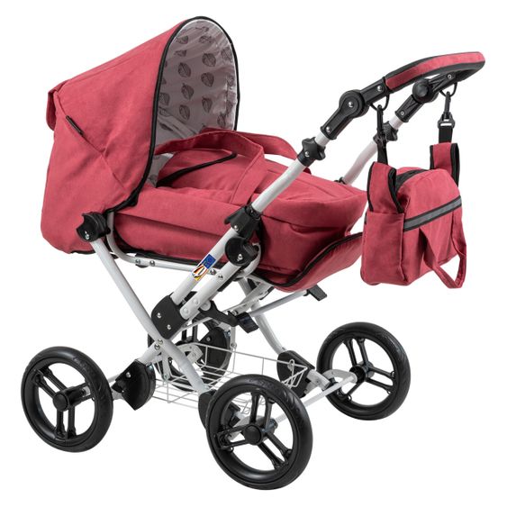 Zekiwa Kombi-Puppenwagen Zeki Limited Edition - Veloursleder Purple