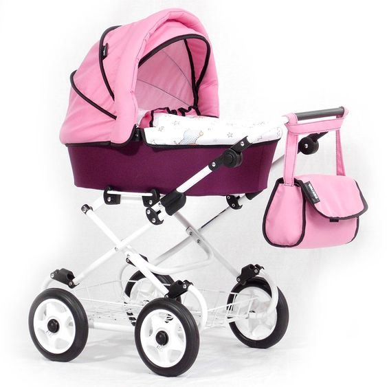 Zekiwa Wannen-Puppenwagen Looky - Brombeere