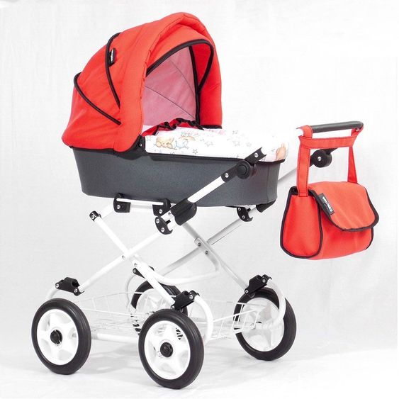 Zekiwa Wannen-Puppenwagen Looky - Dark Grey