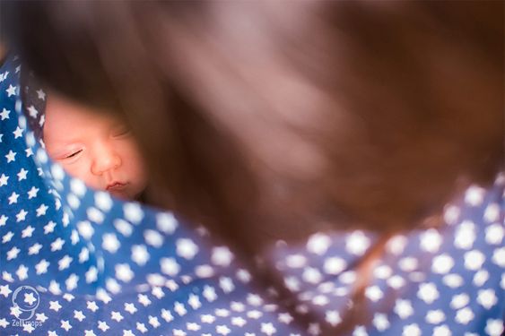 Zellmops Stilltuch Nachthimmel - Dunkelblau / Weiß